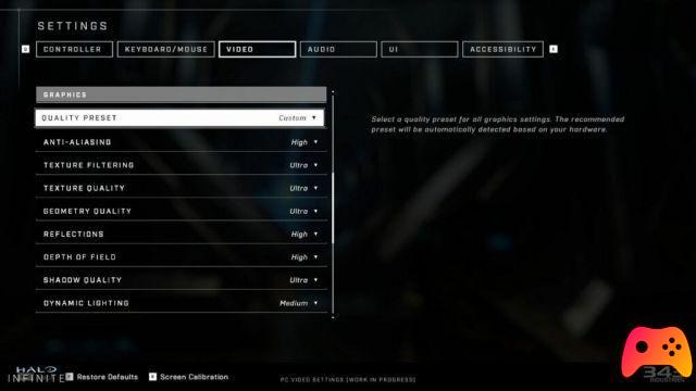 Les paramètres graphiques de Halo Infinite dévoilés