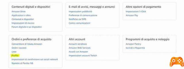 Como tornar sua conta Amazon privada