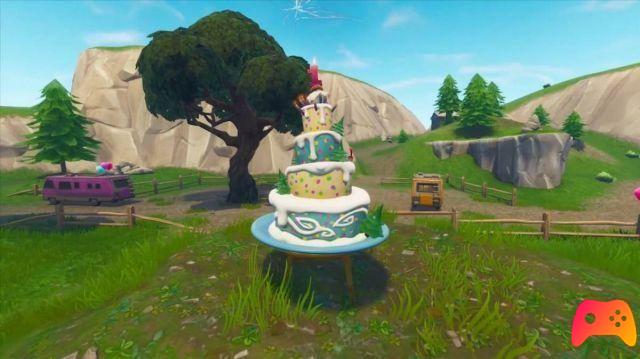 Where to find all ten cakes for the Fortnite birthday challenge
