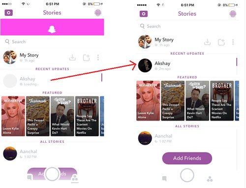 Como ver histórias do Snapchat sem que eles saibam