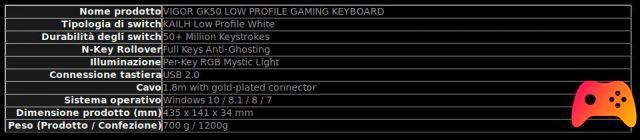 MSI - Teclado mecánico de bajo perfil Vigor GK50