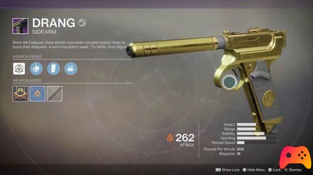 Cómo conseguir el exótico Sturm y el legendario Drang en Destiny 2