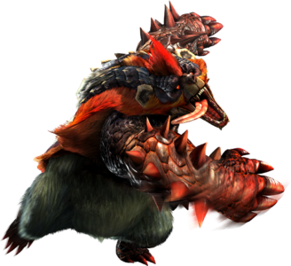 Monster Hunter Generations: Fighting a Redhelm Arzuros