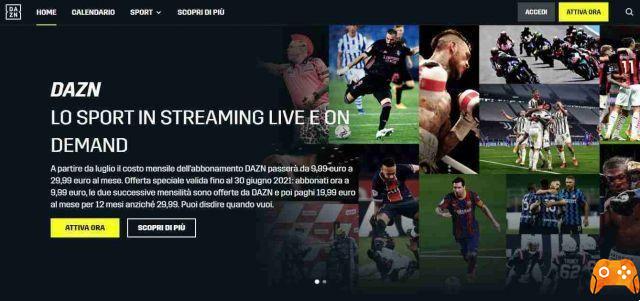 DAZN: costs and how to subscribe to see Serie A and all its programs