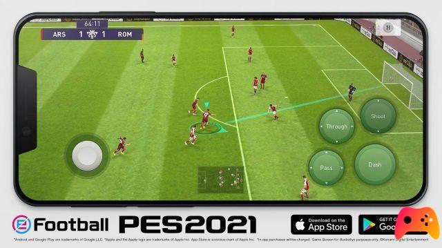 eFootball PES 2021 ahora en versión móvil