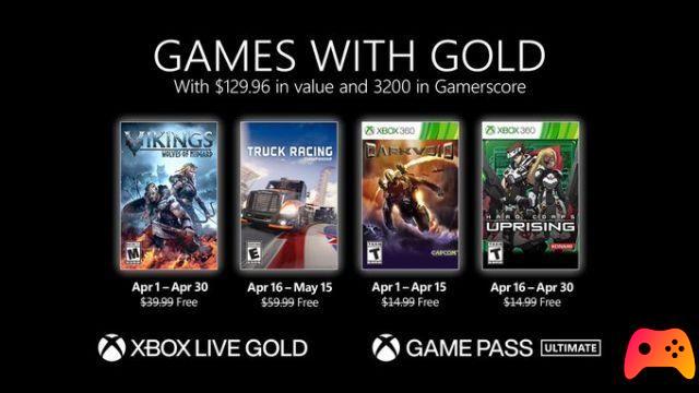 Xbox Live Gold: April games