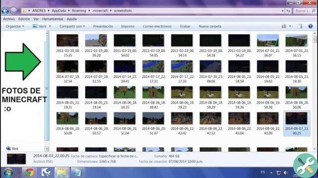 ¿Dónde se guardan las capturas de pantalla de Minecraft en mi PC?