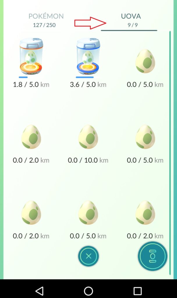 Pokémon GO, egg guide