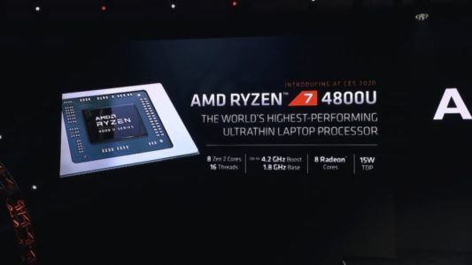 CES 2020: AMD anuncia procesadores para portátiles
