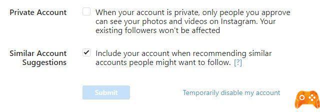 How to change Instagram privacy settings