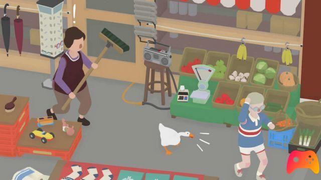 Untitled Goose Game - The objectives in the Market