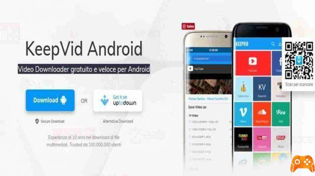 KeepVid Android baixe o app agora no seu smartphone