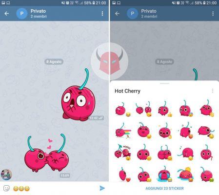 Cómo hacer pegatinas en Telegram