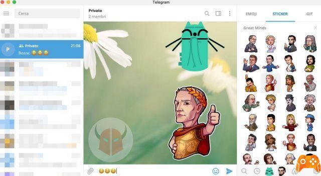 Cómo hacer pegatinas en Telegram