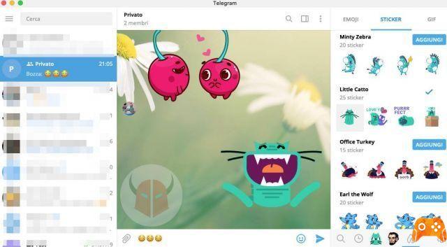 Comment faire des autocollants sur Telegram