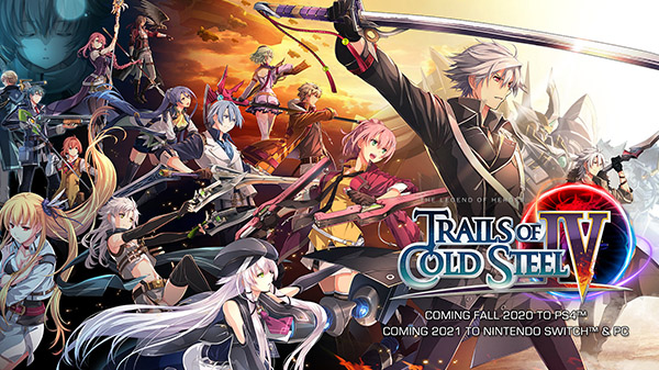 Trilhas de Cold Steel IV chegando ao Switch