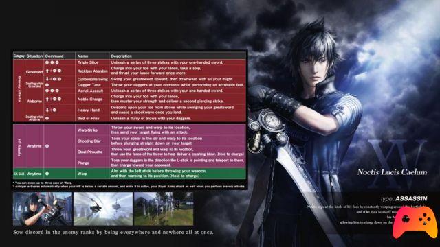 Dissidia Final Fantasy NT: Guia de movimentos Hero EX