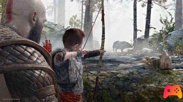 God of War: next-gen patch at the top