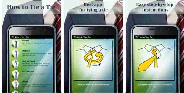 Cómo atar una corbata: las mejores aplicaciones para Android e iOS