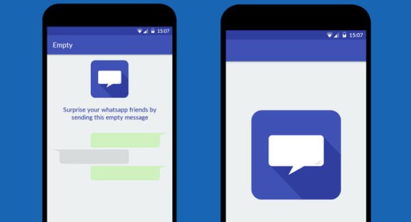 How to send blank messages with Whatsapp