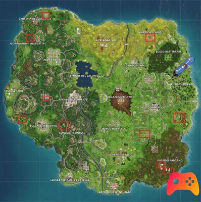 Where to find the cameras to dance on Fortnite