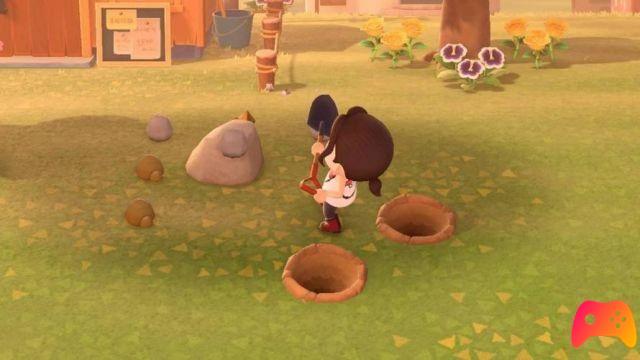 Animal Crossing: New Horizons - Minerais de ouro