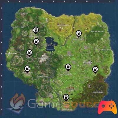 Dónde encontrar bombas de gasolina en Fortnite