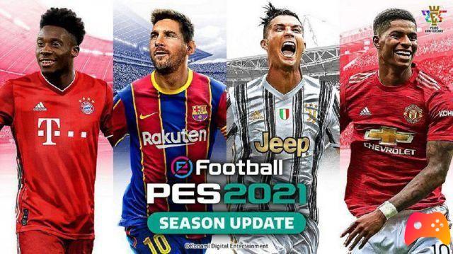 eFootball PES 2021: pacote de dados 2.0 pronto