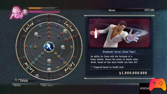 Como obter o estilo de luta Rush em Yakuza 0