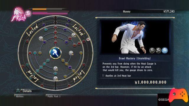 Como obter o estilo de luta Rush em Yakuza 0