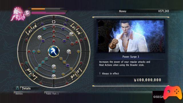 Cómo conseguir el estilo de lucha Rush en Yakuza 0