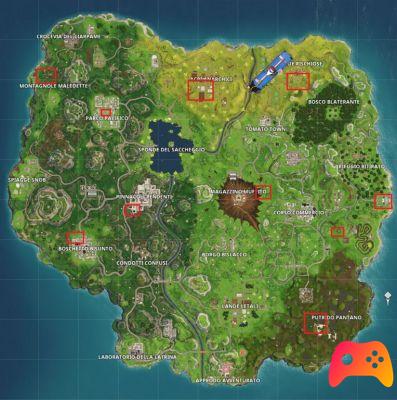 Onde encontrar cartas FORTNITE em Fortnite